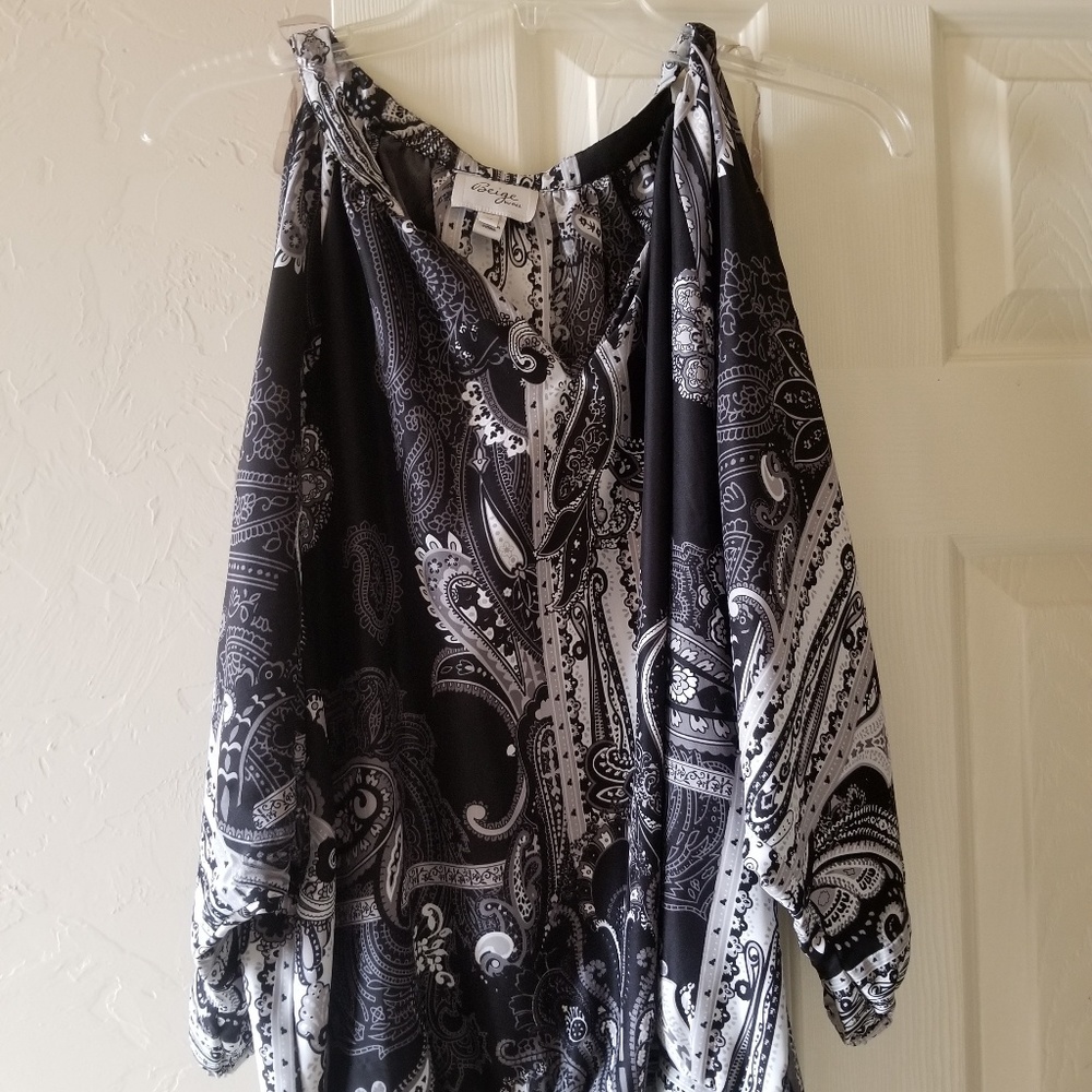Black & White Blouse